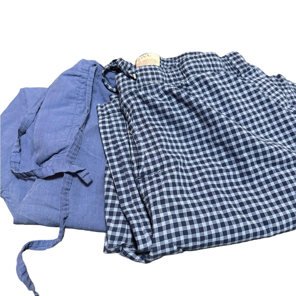 Bundle of two pairs of men’s cotton pajama pants. Size M. Gently worn.